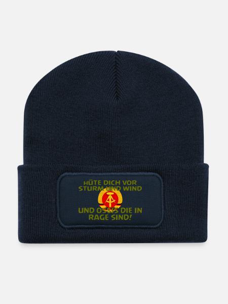 SSW27 OSSIS IN RAGE - Recycelte Patch Beanie - French Navy