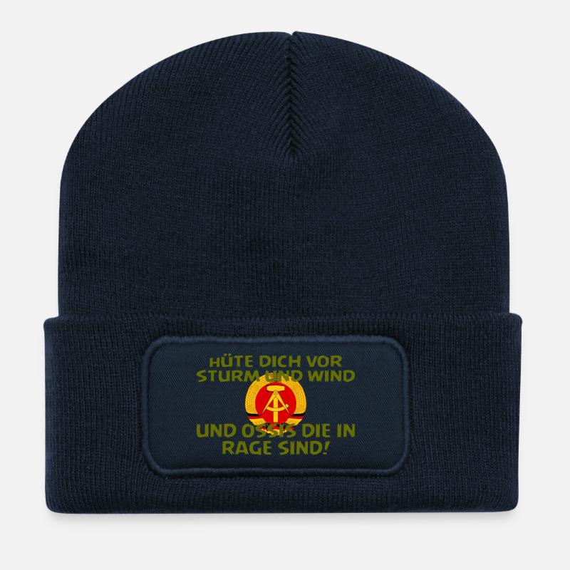 SSW27 OSSIS IN RAGE - Recycelte Patch Beanie - French Navy
