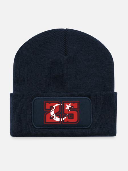 Erzurum - Recycelte Patch Beanie - French Navy