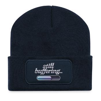 Still Buffering - Recycelte Patch Beanie - French Navy - Vorne