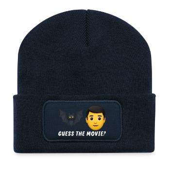 Guess the Movie Funny Humorous - Recycled Patch Beanie - french navy - Front