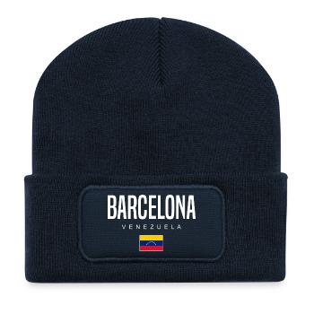 Barcelona Venezuela - Recycled Patch Beanie - french navy - Front
