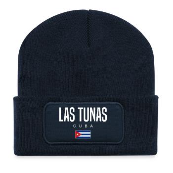 Las Tunas Kuba Kubaner - Recycelte Patch Beanie - French Navy - Vorne