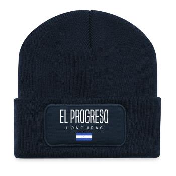 El Progreso Honduras Honduriens - Beanie recyclé à patch - bleu marine - Devant
