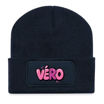 Graffiti-Name Vero kann auf allem gedruckt werden! - Recycelte Patch Beanie - French Navy - Vorne