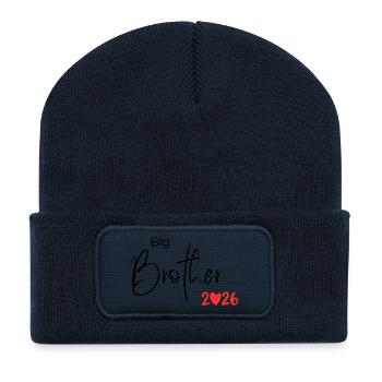 Big Brother 2026 – Fier Big Brother - Beanie recyclé à patch - bleu marine - Devant