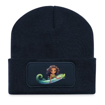 Sea Dragon and Adventurer - Recycled Patch Beanie - french navy - Front