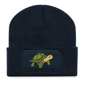 Turtle Turtles - Recycled Patch Beanie - french navy - Front
