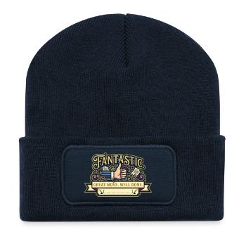 Fantastically well done - Recycled Patch Beanie - french navy - Front
