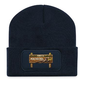 Forêt de Machecoul - La tenaille - Crac ! - Beanie recyclé à patch - bleu marine - Devant