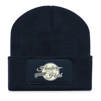 Hero of the Hauberg Hauberg Hero Heroine Hauberghero - Recycled Patch Beanie - french navy - Front