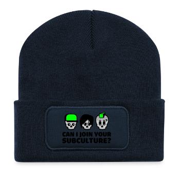 subculture - Recycled Patch Beanie - french navy - Front