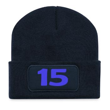 15. 15 YEARS. 15th ANNIVERSARY. 15 YEAR ANNIVERSARY. - Recycled Patch Beanie - french navy - Front