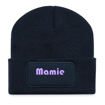 GRANNY. MOM. MOTHER's DAY. HAPPY MOTHER'S BIRTHDAY - Recycled Patch Beanie - french navy - Front