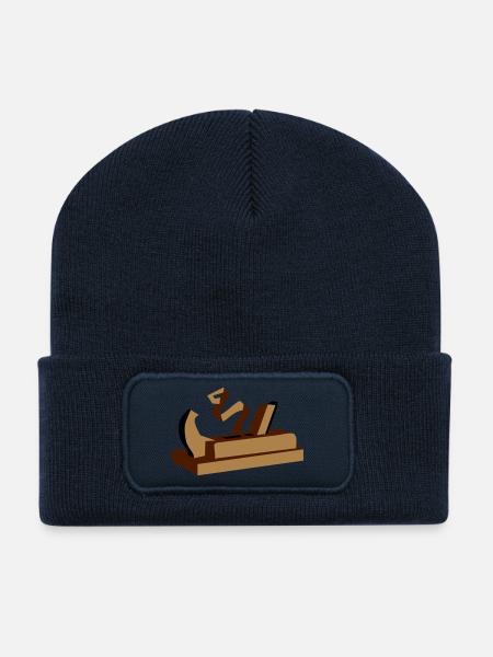 Ein Hobel - Recycelte Patch Beanie - French Navy