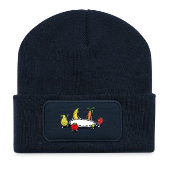 Klecks Feuerwehr - Recycelte Patch Beanie - French Navy - Vorne