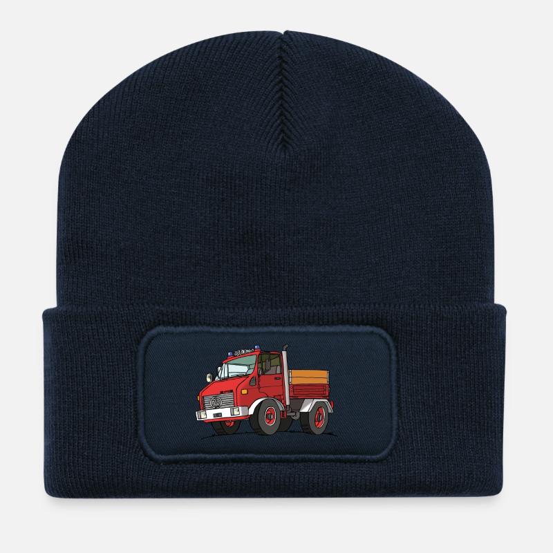 FeuerMog - Recycelte Patch Beanie - French Navy
