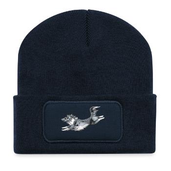 Berger Shetland Blue Merle - Recycled Patch Beanie - french navy - Front