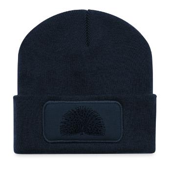 Pfau - Recycelte Patch Beanie - French Navy - Vorne