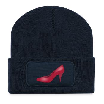 chaussures highheels schoes flipflops boots bottes36 - Beanie recyclé à patch - bleu marine - Devant