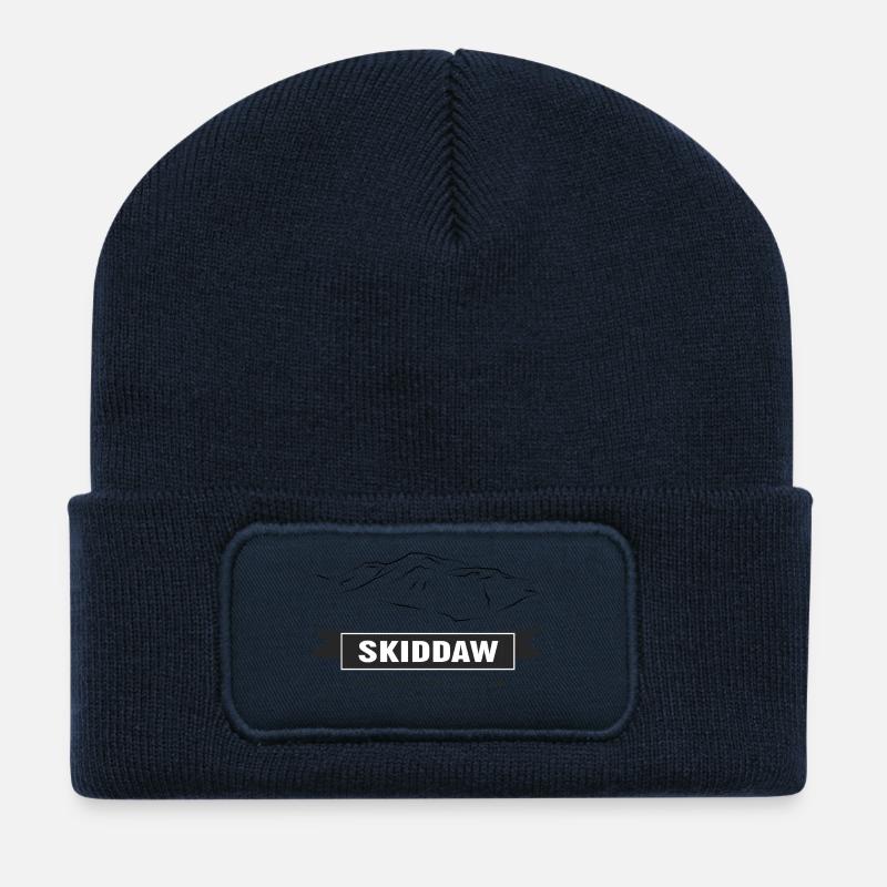 Skiddaw - Recycelte Patch Beanie - French Navy