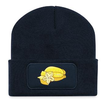 Star fruit carambola carambola carambola - Recycled Patch Beanie - french navy - Front
