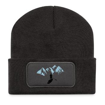 Stand Up Paddle - Berge & Touring Abenteuer SUP - Recycelte Patch Beanie - Dunkelgrau - Vorne