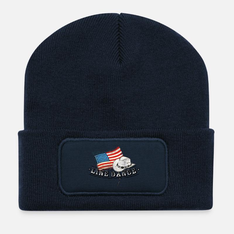 linedance - Recycelte Patch Beanie - French Navy