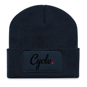 cycling - Recycled Patch Beanie - french navy - Front