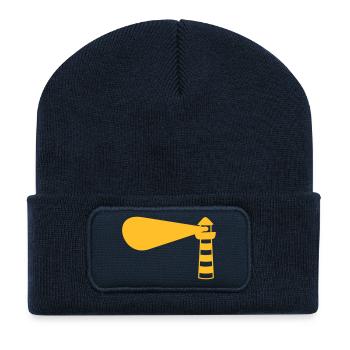 Light Tower Design - Recycled Patch Beanie - french navy - Front