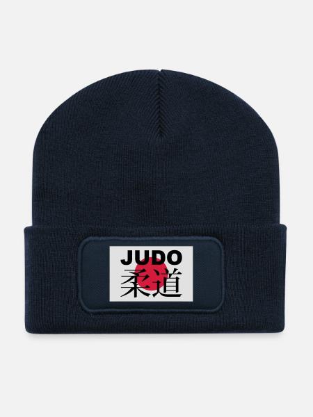 judo - Recycelte Patch Beanie - French Navy
