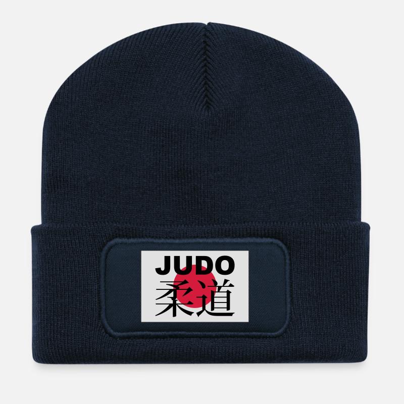 judo - Recycelte Patch Beanie - French Navy