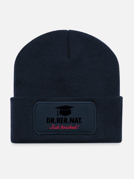 Doktor - Recycelte Patch Beanie - French Navy