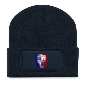 Picardie-France - Beanie recyclé à patch - bleu marine - Devant