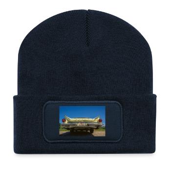 Oldtimer, Buick Car - Recycelte Patch Beanie - French Navy - Vorne