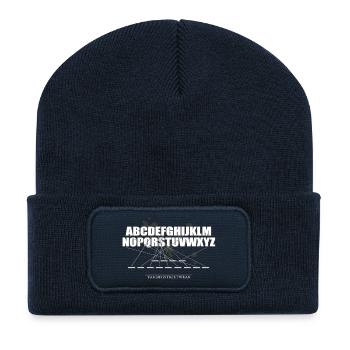 The Quest - Stay Different - Recycelte Patch Beanie - French Navy - Vorne
