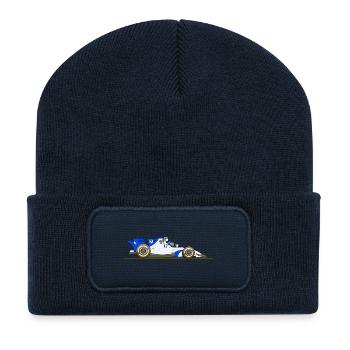 Car, Race, Race Car, Racing - Recycled Patch Beanie - french navy - Front