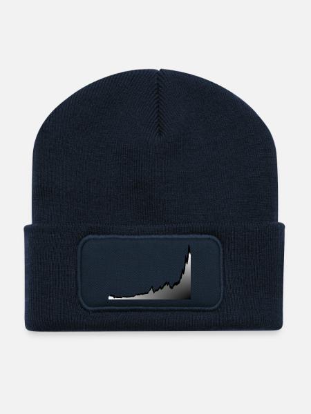 BTC CHART - Recycelte Patch Beanie - French Navy