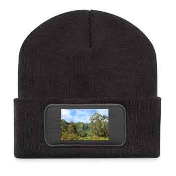 Affiche Madère Portugal - Beanie recyclé à patch - charbon - Devant