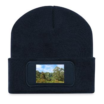 Affiche Madère Portugal - Beanie recyclé à patch - bleu marine - Devant