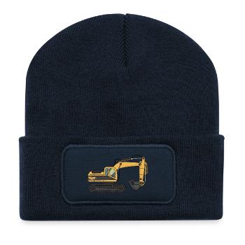 Bagger - Recycelte Patch Beanie - French Navy - Vorne