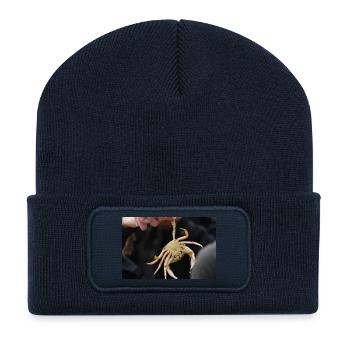 Seehaus.B - Recycelte Patch Beanie - French Navy - Vorne