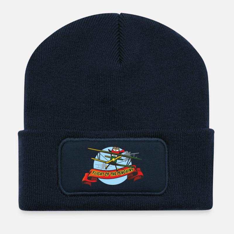 Flight Of The Penguins - Recycelte Patch Beanie - French Navy