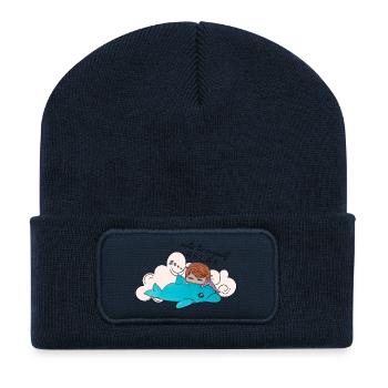 RELAX  - Recycelte Patch Beanie - French Navy - Vorne