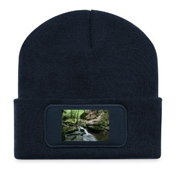 MONBACH IN THE NORTHERN BLACK FOREST - Recycled Patch Beanie - french navy - Front