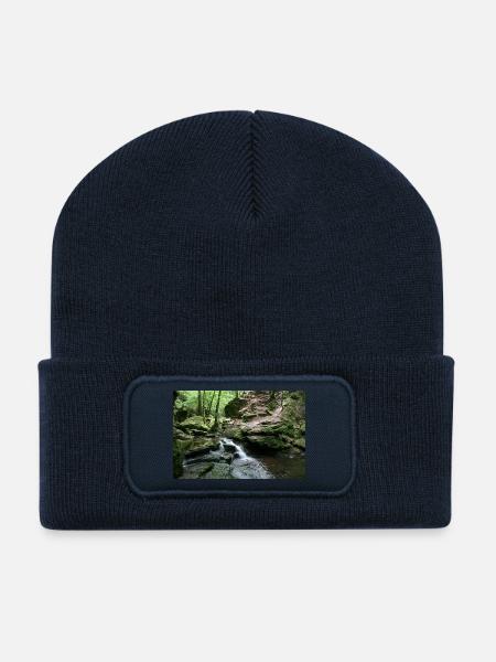 MONBACH IM NORDSCHWARZWALD - Recycelte Patch Beanie - French Navy