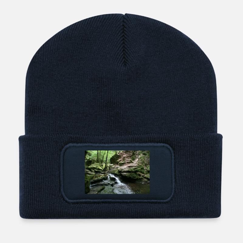 MONBACH IM NORDSCHWARZWALD - Recycelte Patch Beanie - French Navy