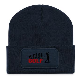Evolution Golfsport - Recycelte Patch Beanie - French Navy - Vorne
