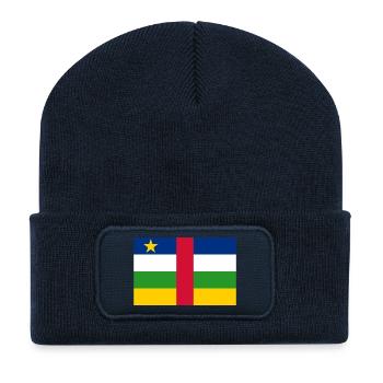Zentralafrikanische Republik - Recycelte Patch Beanie - French Navy - Vorne