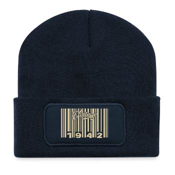 Vintage 1942 Barcode 1942: Year 2025. - Recycled Patch Beanie - french navy - Front